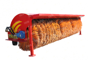 Щетка дорожная для фронтального погрузчика (гидравлический поворот)